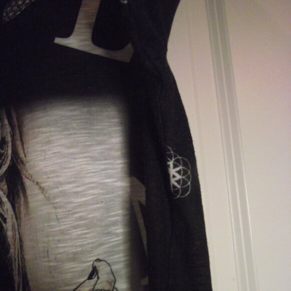 WOMENS L/G (LARGE) LONG SLEEVED GRAPHIC TUNIC TOP - Picture 4 of 7